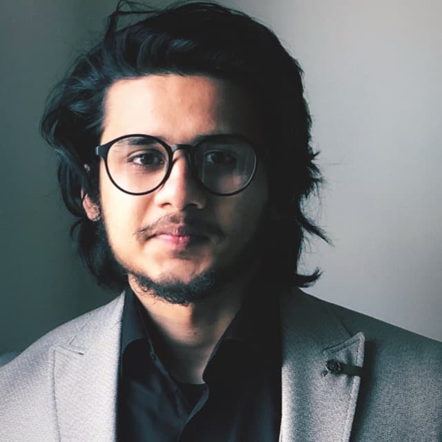 The image of the CEO, Khizar.